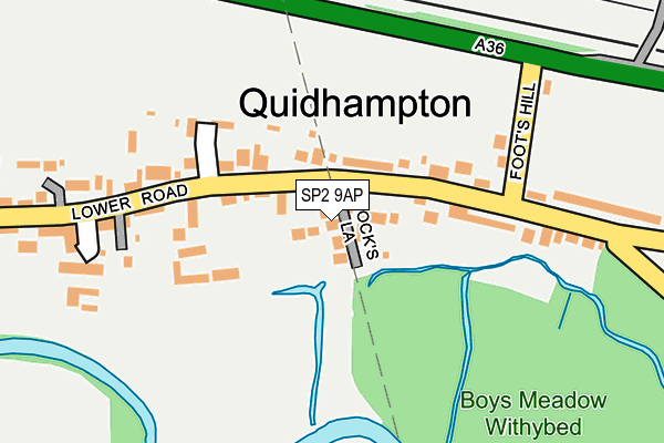 SP2 9AP map - OS OpenMap – Local (Ordnance Survey)