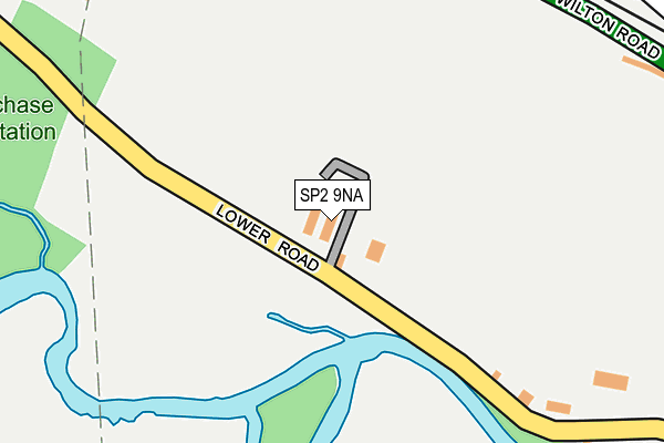 SP2 9NA map - OS OpenMap – Local (Ordnance Survey)