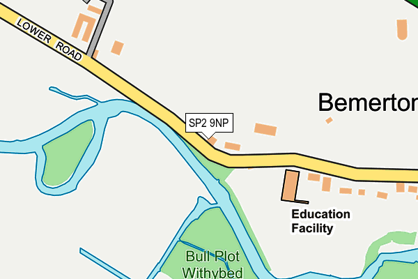 SP2 9NP map - OS OpenMap – Local (Ordnance Survey)