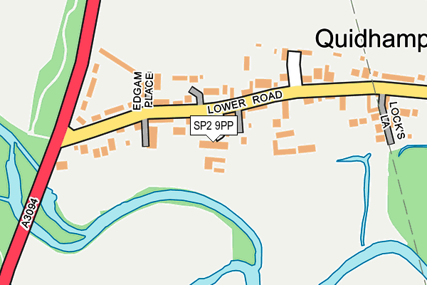 SP2 9PP map - OS OpenMap – Local (Ordnance Survey)