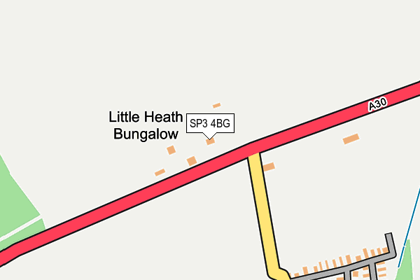 SP3 4BG map - OS OpenMap – Local (Ordnance Survey)