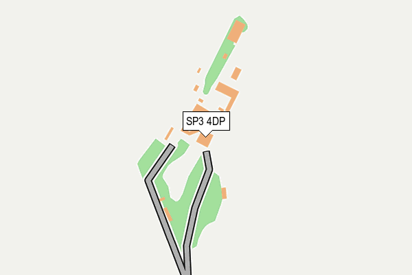 SP3 4DP map - OS OpenMap – Local (Ordnance Survey)