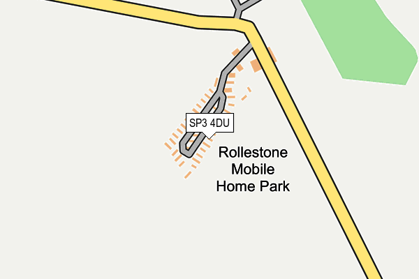 SP3 4DU map - OS OpenMap – Local (Ordnance Survey)
