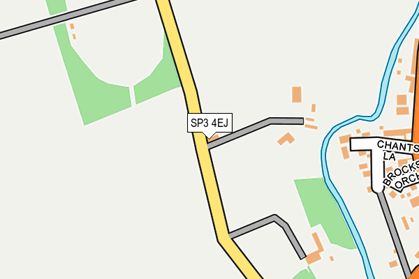 SP3 4EJ map - OS OpenMap – Local (Ordnance Survey)