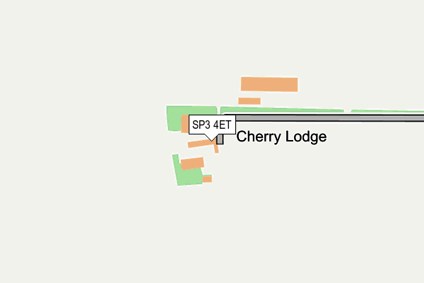 SP3 4ET map - OS OpenMap – Local (Ordnance Survey)