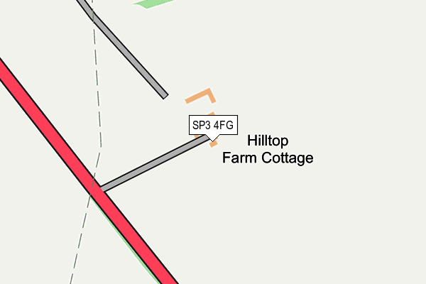 SP3 4FG map - OS OpenMap – Local (Ordnance Survey)