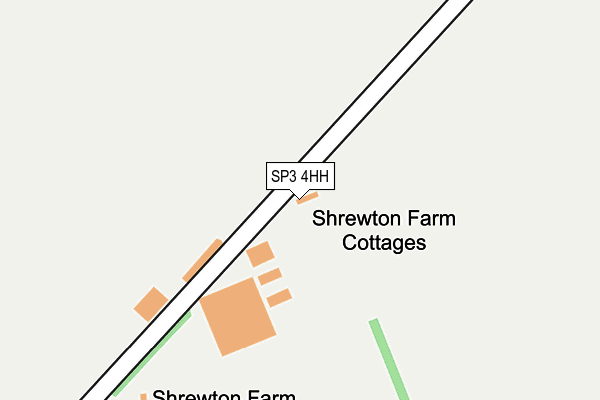SP3 4HH map - OS OpenMap – Local (Ordnance Survey)