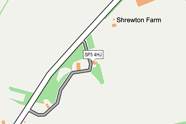 SP3 4HJ map - OS OpenMap – Local (Ordnance Survey)