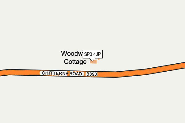 SP3 4JP map - OS OpenMap – Local (Ordnance Survey)