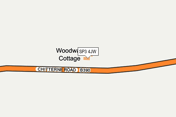 SP3 4JW map - OS OpenMap – Local (Ordnance Survey)