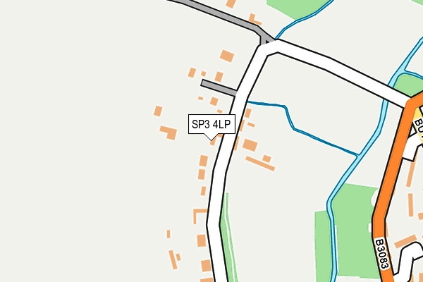 SP3 4LP map - OS OpenMap – Local (Ordnance Survey)
