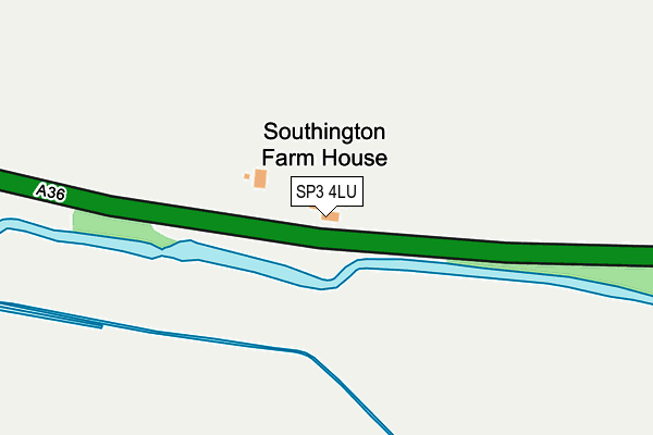 SP3 4LU map - OS OpenMap – Local (Ordnance Survey)