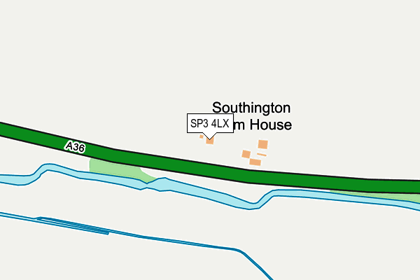 SP3 4LX map - OS OpenMap – Local (Ordnance Survey)
