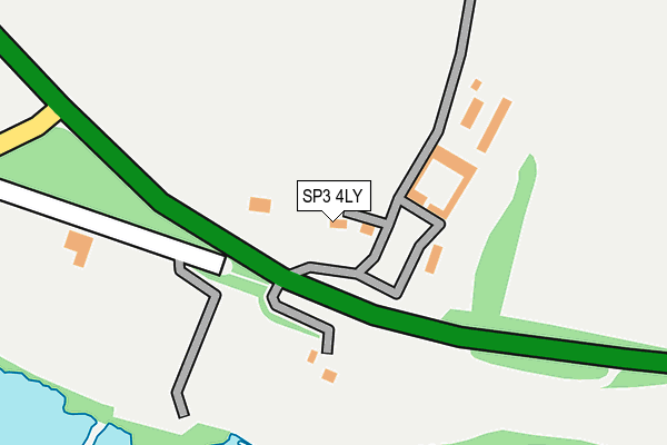 SP3 4LY map - OS OpenMap – Local (Ordnance Survey)