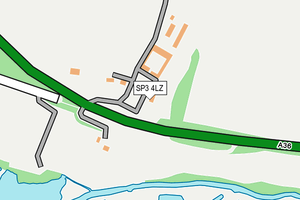 SP3 4LZ map - OS OpenMap – Local (Ordnance Survey)