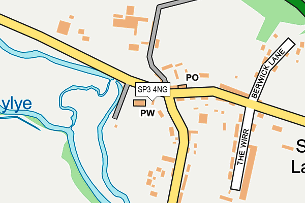 SP3 4NG map - OS OpenMap – Local (Ordnance Survey)