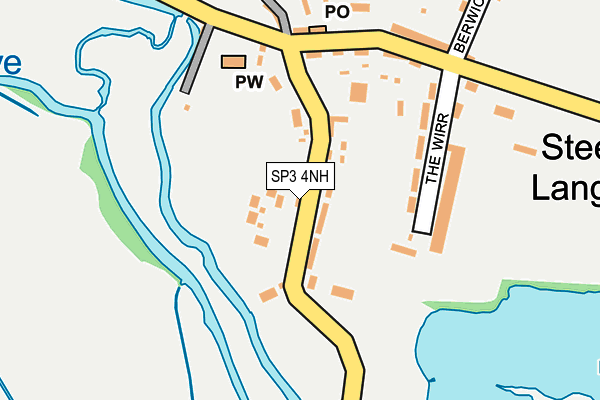 SP3 4NH map - OS OpenMap – Local (Ordnance Survey)