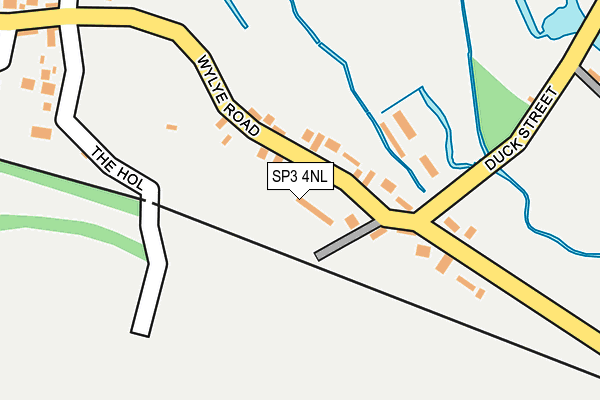 SP3 4NL map - OS OpenMap – Local (Ordnance Survey)