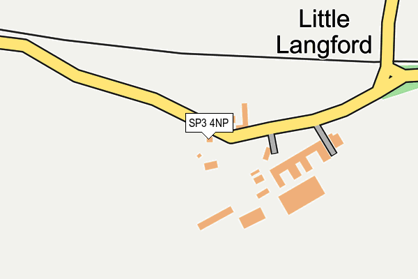SP3 4NP map - OS OpenMap – Local (Ordnance Survey)