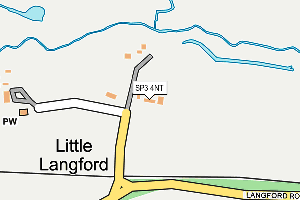 SP3 4NT map - OS OpenMap – Local (Ordnance Survey)