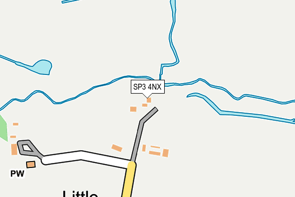 SP3 4NX map - OS OpenMap – Local (Ordnance Survey)