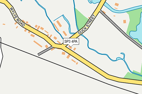 SP3 4PA map - OS OpenMap – Local (Ordnance Survey)