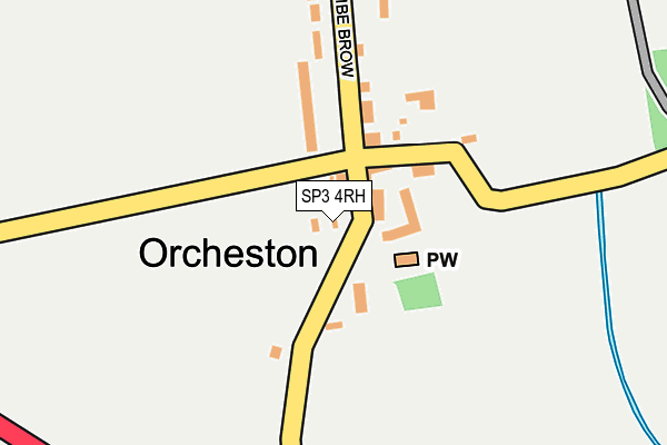 SP3 4RH map - OS OpenMap – Local (Ordnance Survey)