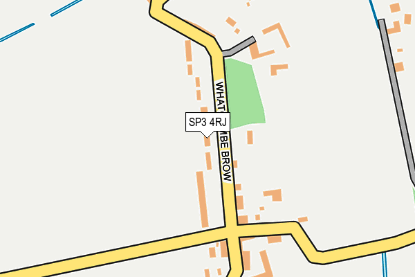 SP3 4RJ map - OS OpenMap – Local (Ordnance Survey)