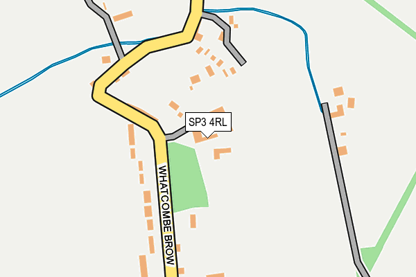 SP3 4RL map - OS OpenMap – Local (Ordnance Survey)