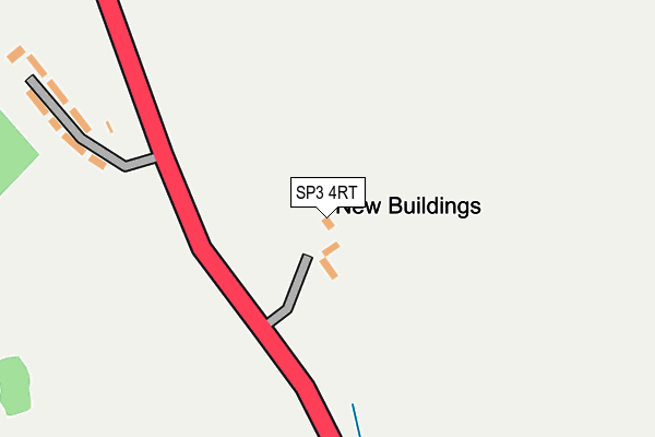 SP3 4RT map - OS OpenMap – Local (Ordnance Survey)