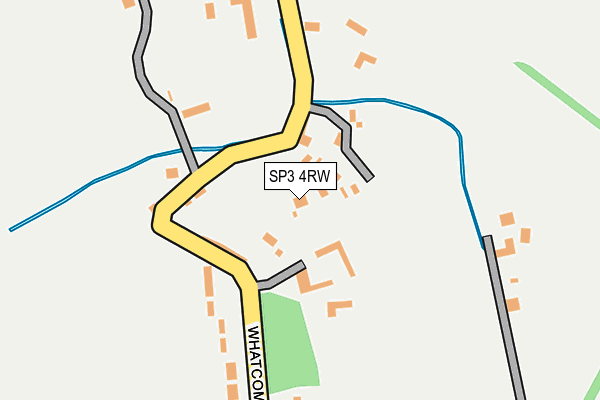 SP3 4RW map - OS OpenMap – Local (Ordnance Survey)