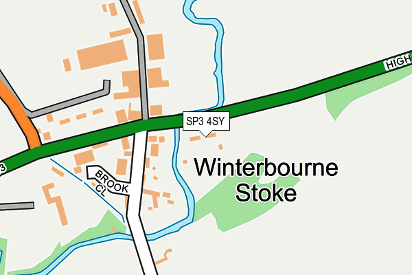 SP3 4SY map - OS OpenMap – Local (Ordnance Survey)