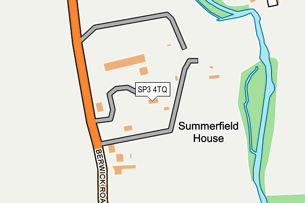 SP3 4TQ map - OS OpenMap – Local (Ordnance Survey)