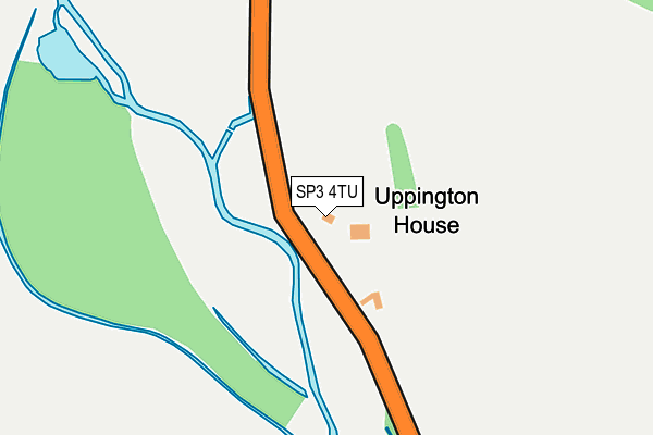 SP3 4TU map - OS OpenMap – Local (Ordnance Survey)