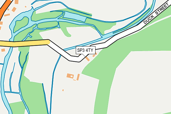 SP3 4TY map - OS OpenMap – Local (Ordnance Survey)