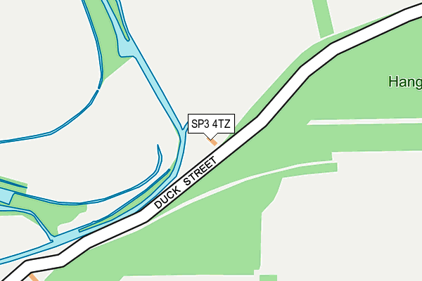 SP3 4TZ map - OS OpenMap – Local (Ordnance Survey)