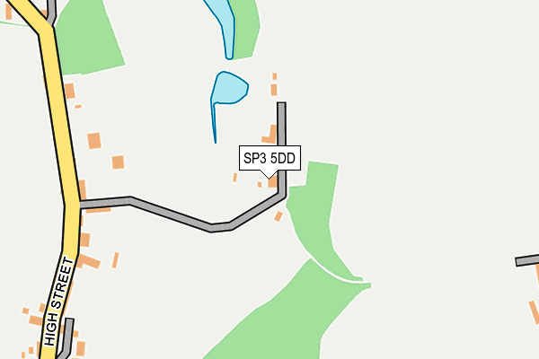 SP3 5DD map - OS OpenMap – Local (Ordnance Survey)