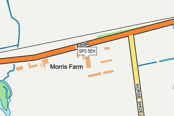 SP3 5EH map - OS OpenMap – Local (Ordnance Survey)