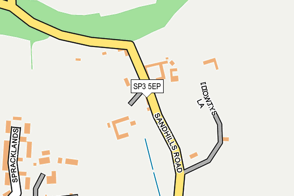 SP3 5EP map - OS OpenMap – Local (Ordnance Survey)