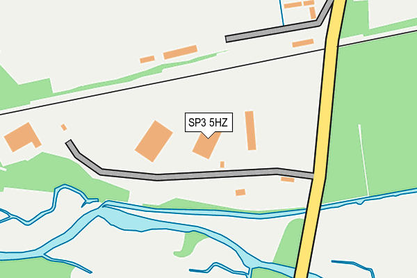 SP3 5HZ map - OS OpenMap – Local (Ordnance Survey)