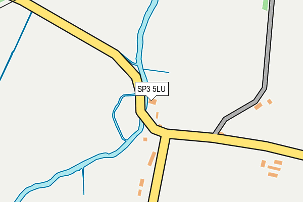 SP3 5LU map - OS OpenMap – Local (Ordnance Survey)