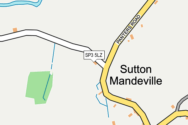 SP3 5LZ map - OS OpenMap – Local (Ordnance Survey)