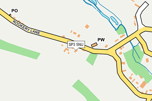 SP3 5NU map - OS OpenMap – Local (Ordnance Survey)
