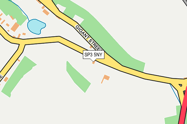 SP3 5NY map - OS OpenMap – Local (Ordnance Survey)