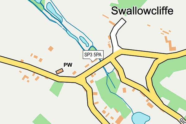 SP3 5PA map - OS OpenMap – Local (Ordnance Survey)