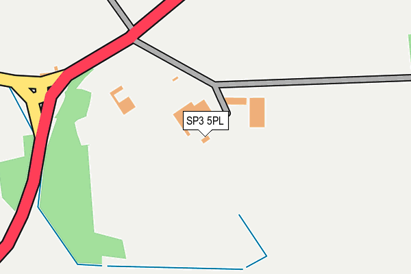 SP3 5PL map - OS OpenMap – Local (Ordnance Survey)