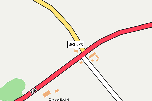 SP3 5PX map - OS OpenMap – Local (Ordnance Survey)