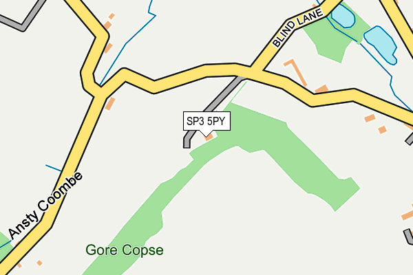 SP3 5PY map - OS OpenMap – Local (Ordnance Survey)
