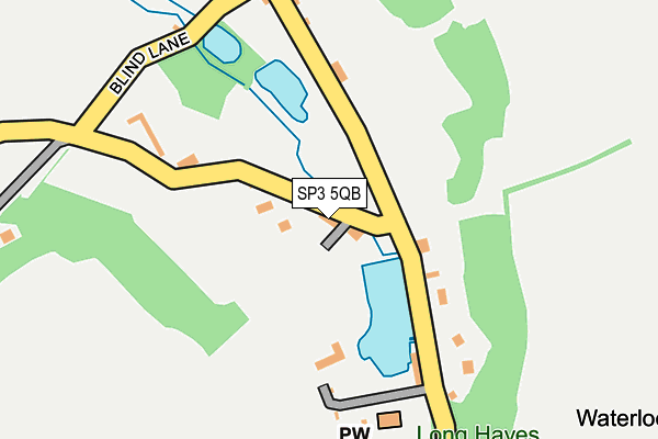 SP3 5QB map - OS OpenMap – Local (Ordnance Survey)