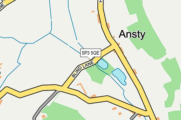 SP3 5QE map - OS OpenMap – Local (Ordnance Survey)